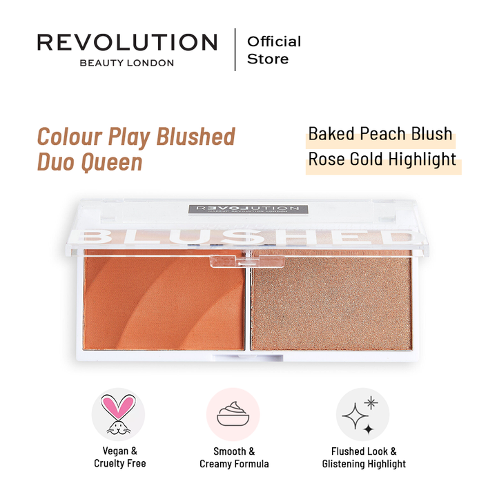 Relove By Revolution Colour Play Blushed Duo Queen