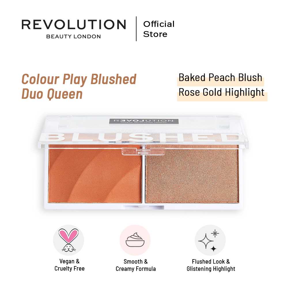 Relove By Revolution Colour Play Blushed Duo Queen