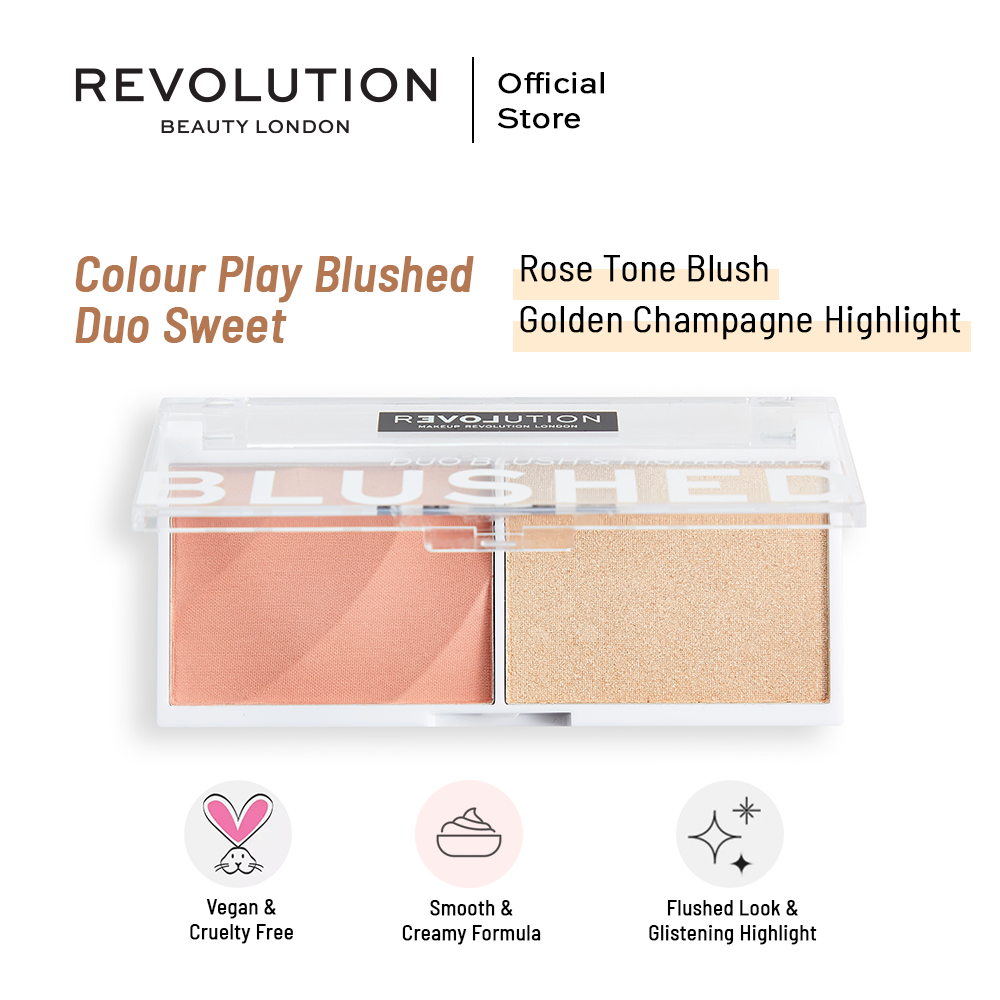 Relove By Revolution Colour Play Blushed Duo Sweet