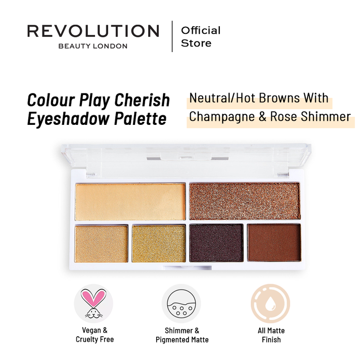 Relove By Revolution Colour Play Cherish Eyeshadow Palette