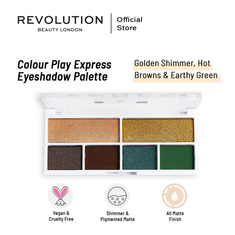 Relove By Revolution Colour Play Express Eyeshadow Palette