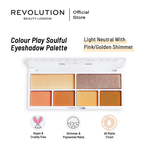 Relove By Revolution Colour Play Soulful Eyeshadow Palette