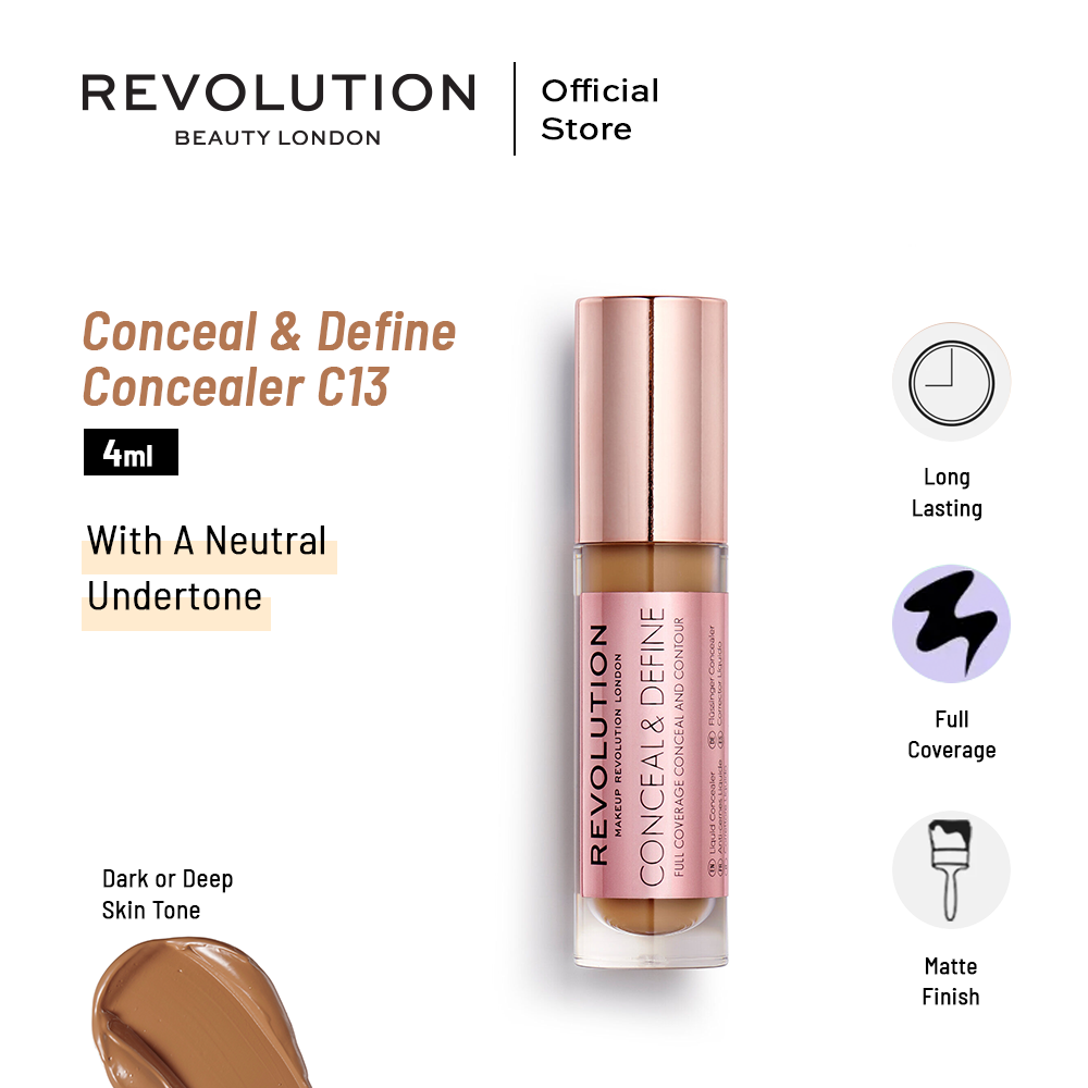 Makeup Revolution Conceal & Define Concealer C13 4ml