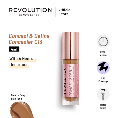 Makeup Revolution Conceal & Define Concealer C13 4ml