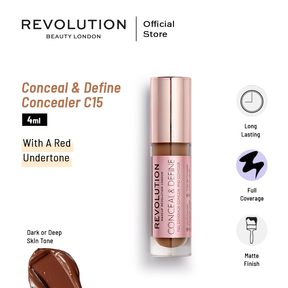 Makeup Revolution Conceal & Define Concealer C15 4ml