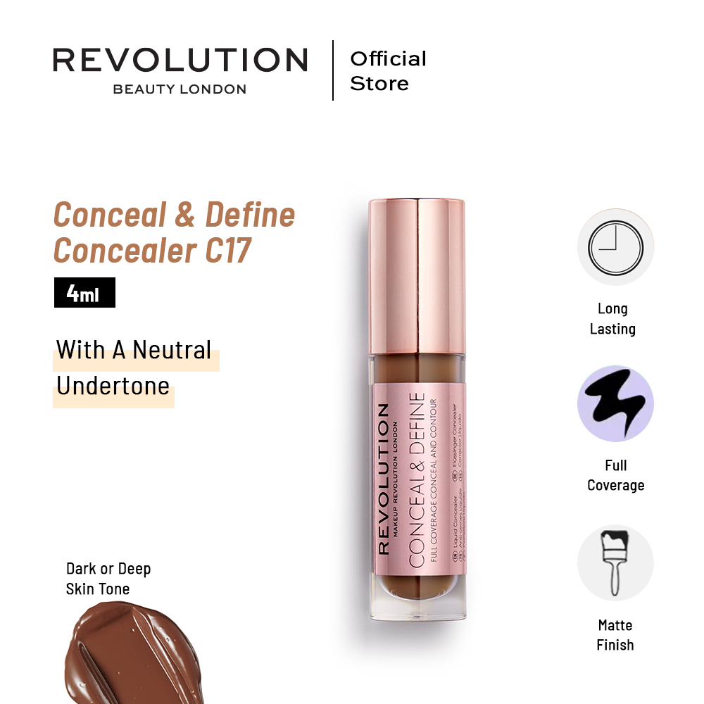 Makeup Revolution Conceal & Define Concealer C17 4ml