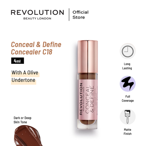 Makeup Revolution Conceal & Define Concealer C18 4ml