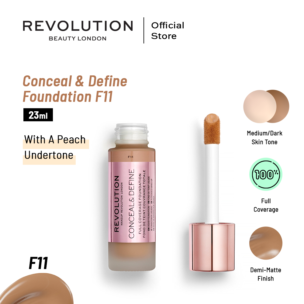 Makeup Revolution Conceal & Define Foundation F11 23ml