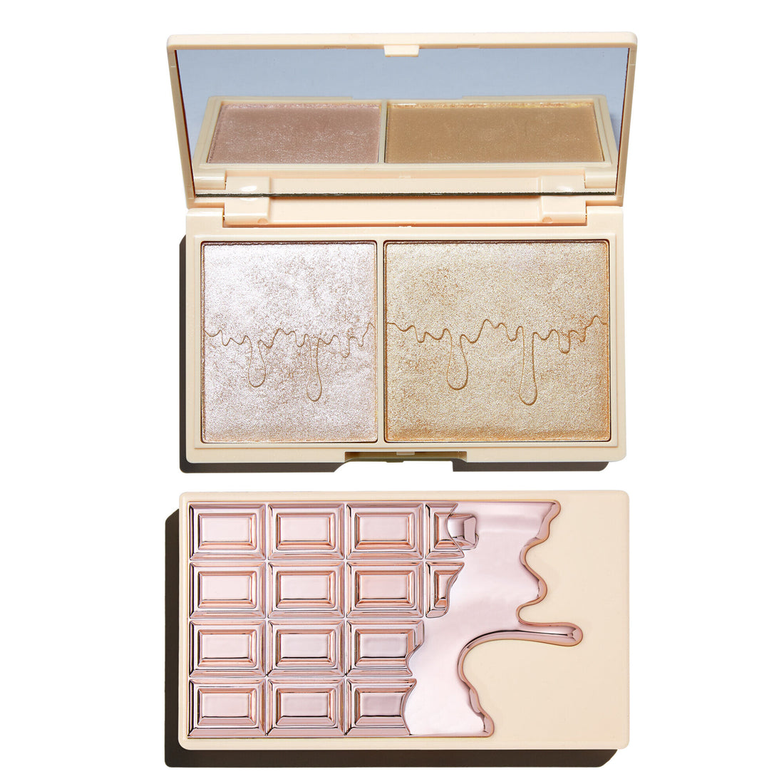 I Heart Revolution Rose Gold Glow Mini Chocolate Highlighter Palette