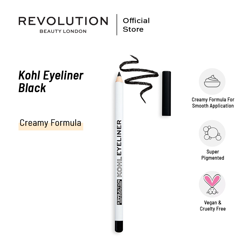 Relove By Revolution Kohl Eyeliner Black