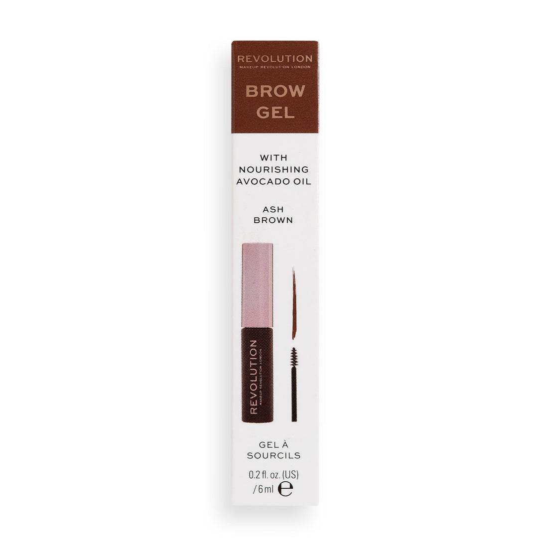 Makeup Revolution Brow Gel Ash Brown