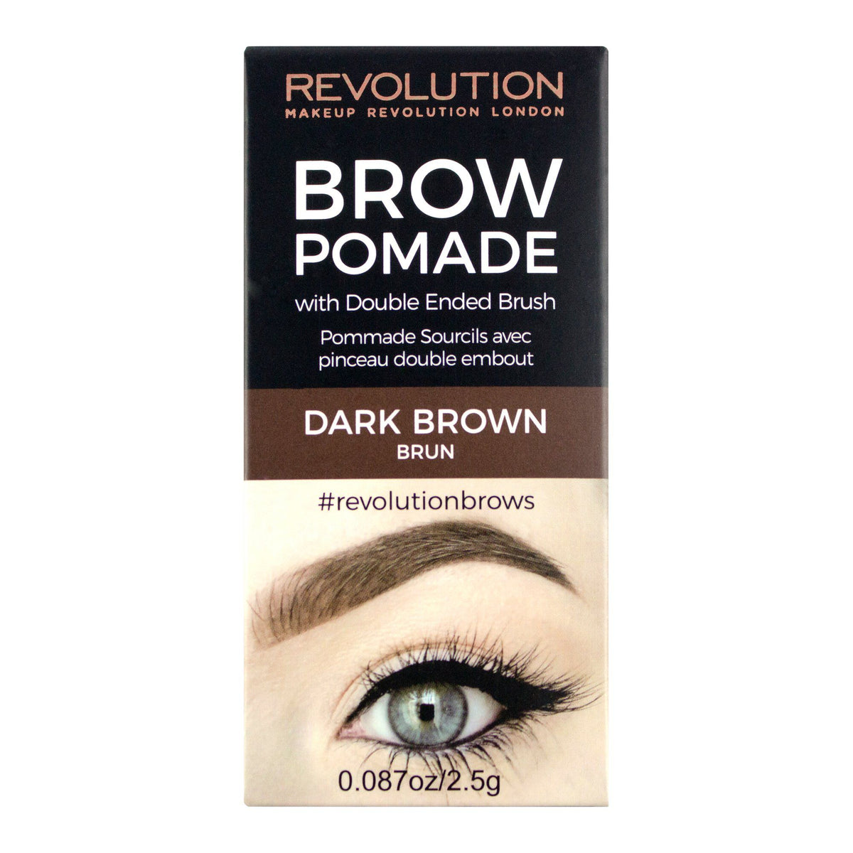 Makeup Revolution Brow Pomade Dark Brown