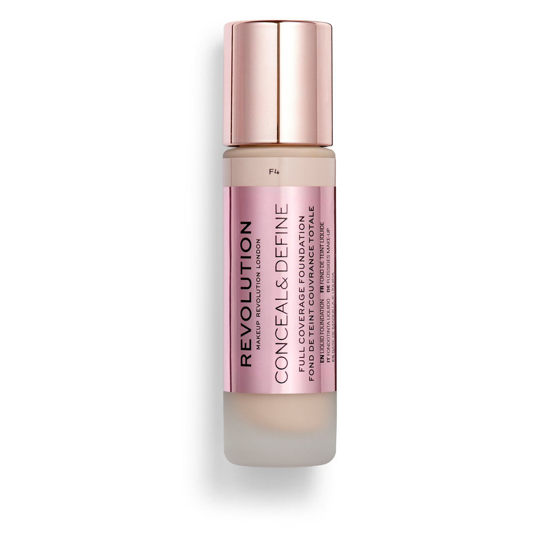 Makeup Revolution Conceal & Define Foundation F4 23 ml