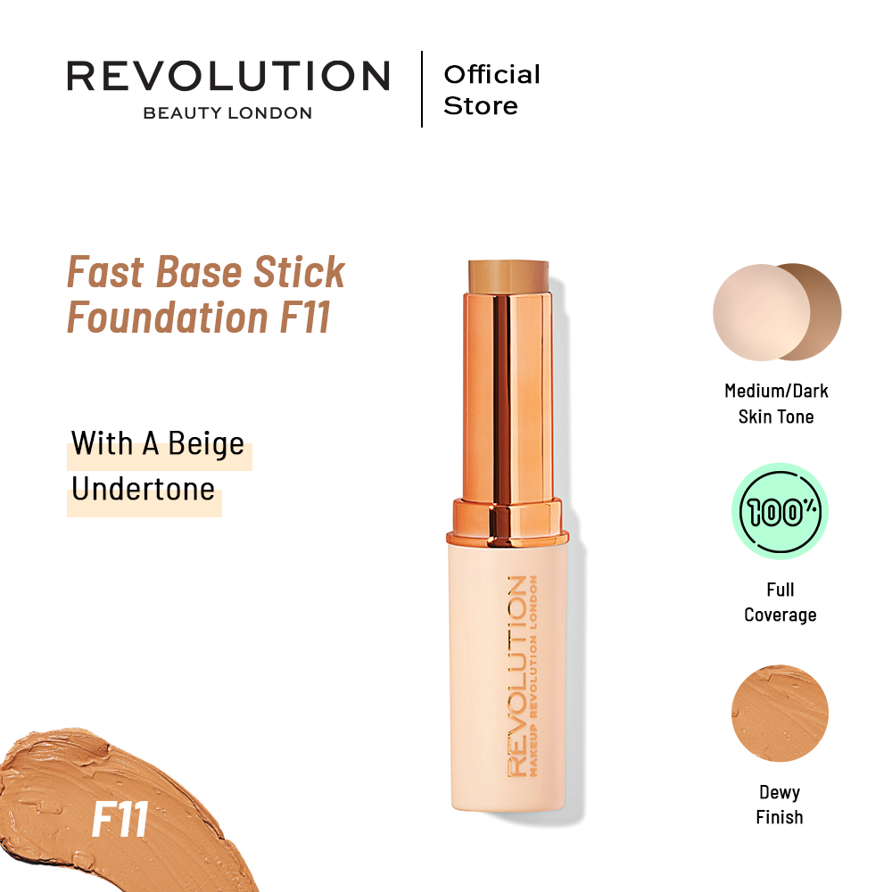 Makeup Revolution Fast Base Stick Foundation - F11