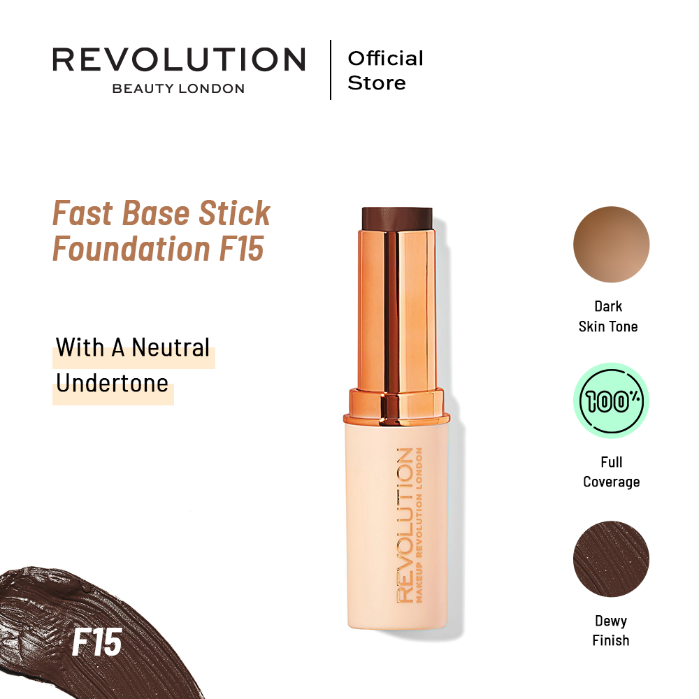 Makeup Revolution  Fast Base Stick Foundation - F15