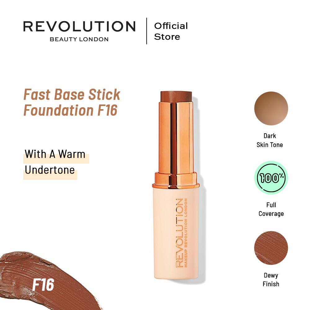 Makeup Revolution Fast Base Stick Foundation - F16