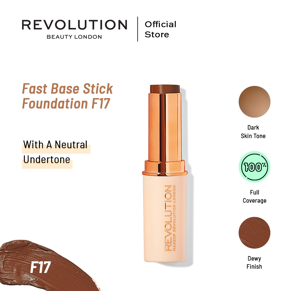 Makeup Revolution Fast Base Stick Foundation - F17