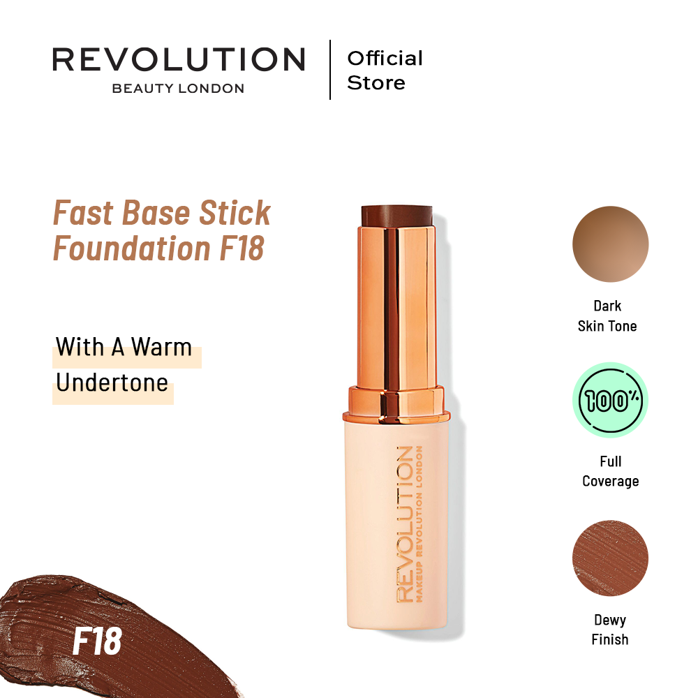 Makeup Revolution Fast Base Stick Foundation - F18