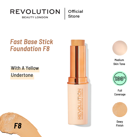 Makeup Revolution Fast Base Stick Foundation - F8