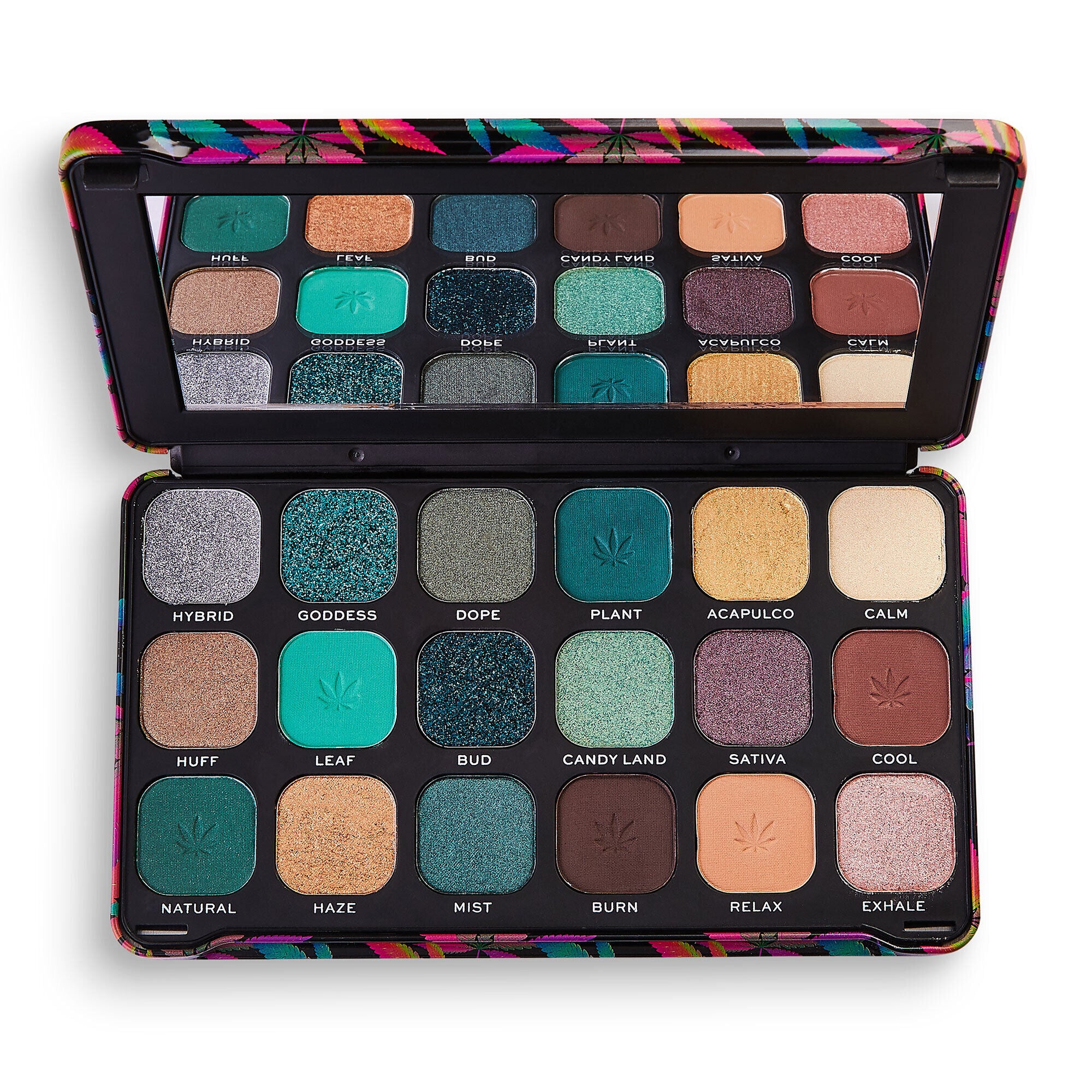 Makeup Revolution Forever Flawless Chilled With Cannabis Sativa Eyeshadow Palette