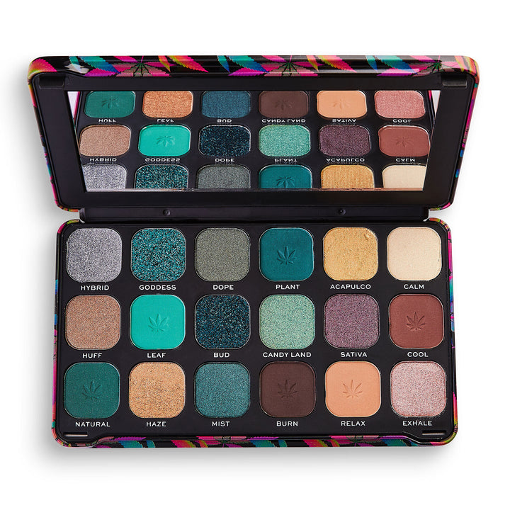 Makeup Revolution Forever Flawless Chilled With Cannabis Sativa Eyeshadow Palette