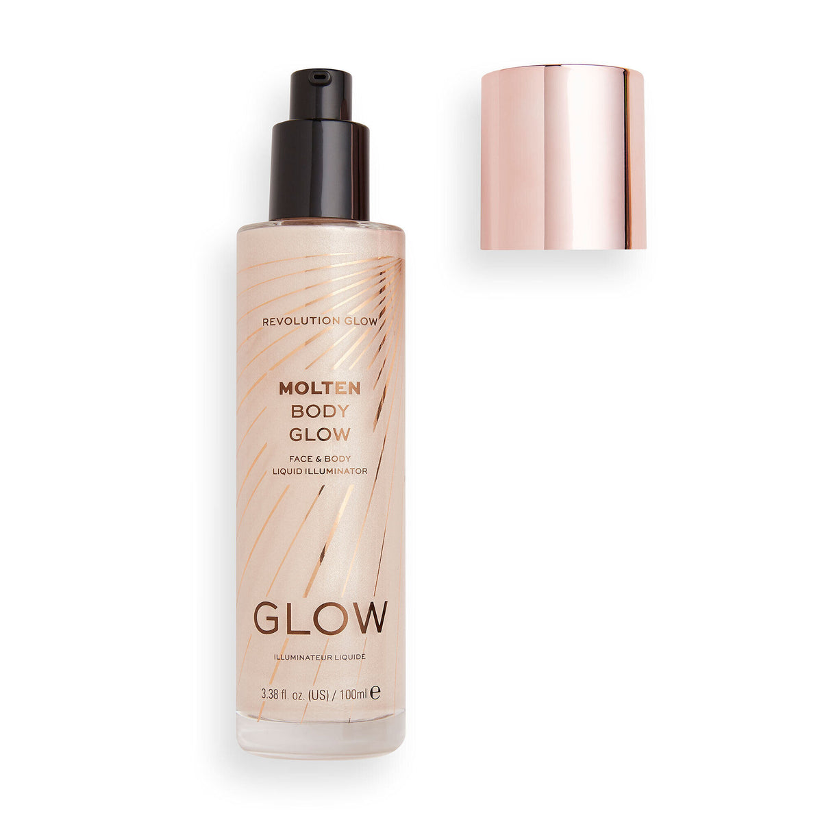 Makeup Revolution Glow Molten Body Gold Liquid Illuminator 100ml
