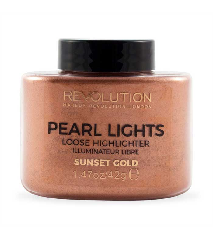 Makeup Revolution Pearl Lights Loose Highlighter - Sunset Gold