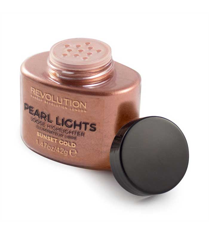 Makeup Revolution Pearl Lights Loose Highlighter - Sunset Gold