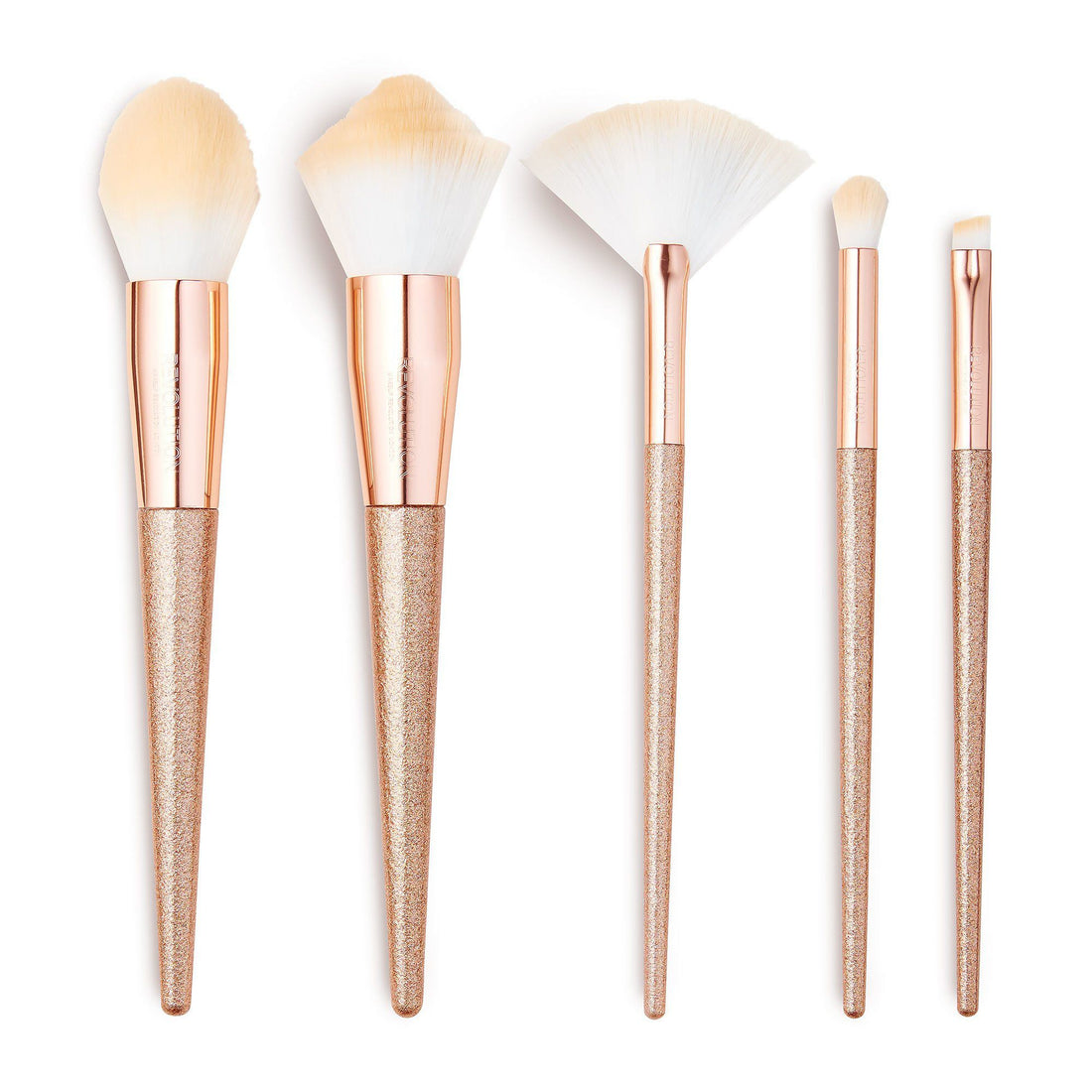 Makeup Revolution Precious Stone Brush Set Rose Quartz