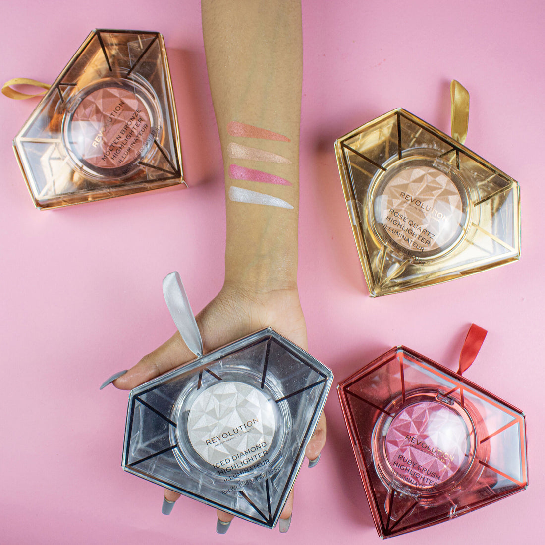 Makeup Revolution Precious Stone Highlighter Rose Quartz