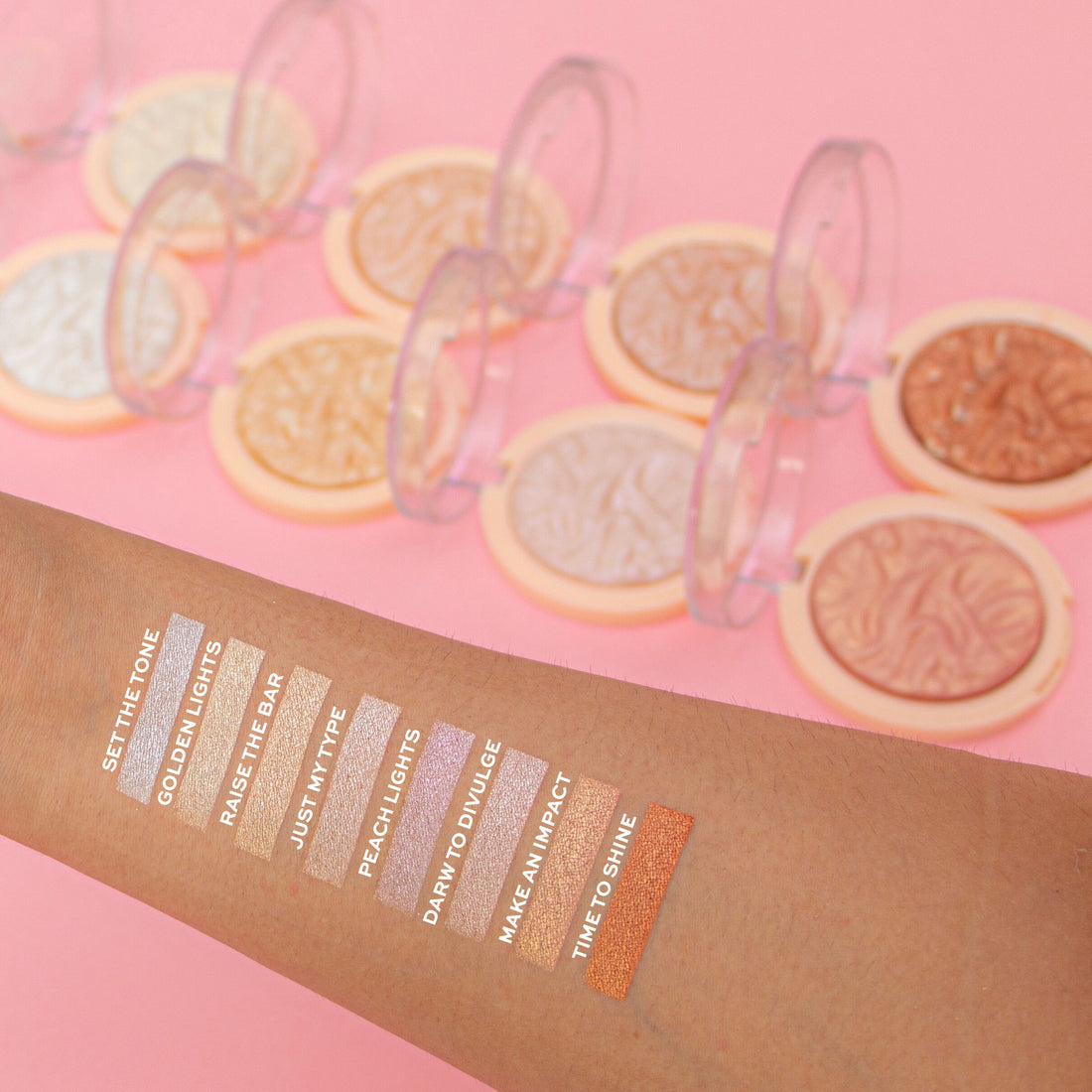 Makeup Revolution Reloaded Highlighter Peach Lights