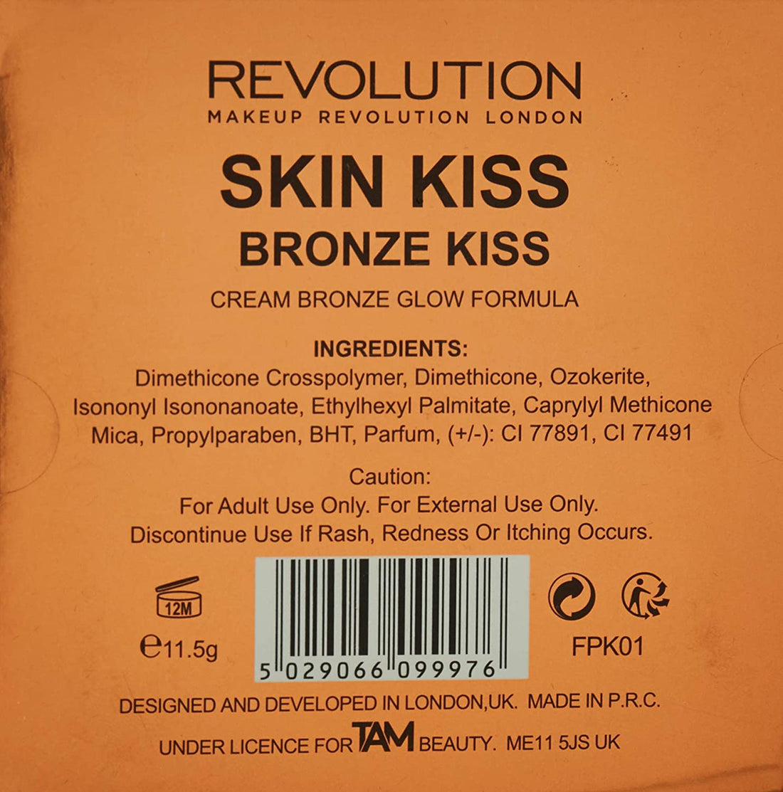 Makeup Revolution Skin Kiss Bronze Kiss Bronzer