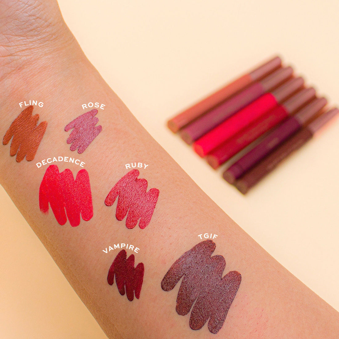 Makeup Revolution Velvet Kiss Lip Crayon TGIF