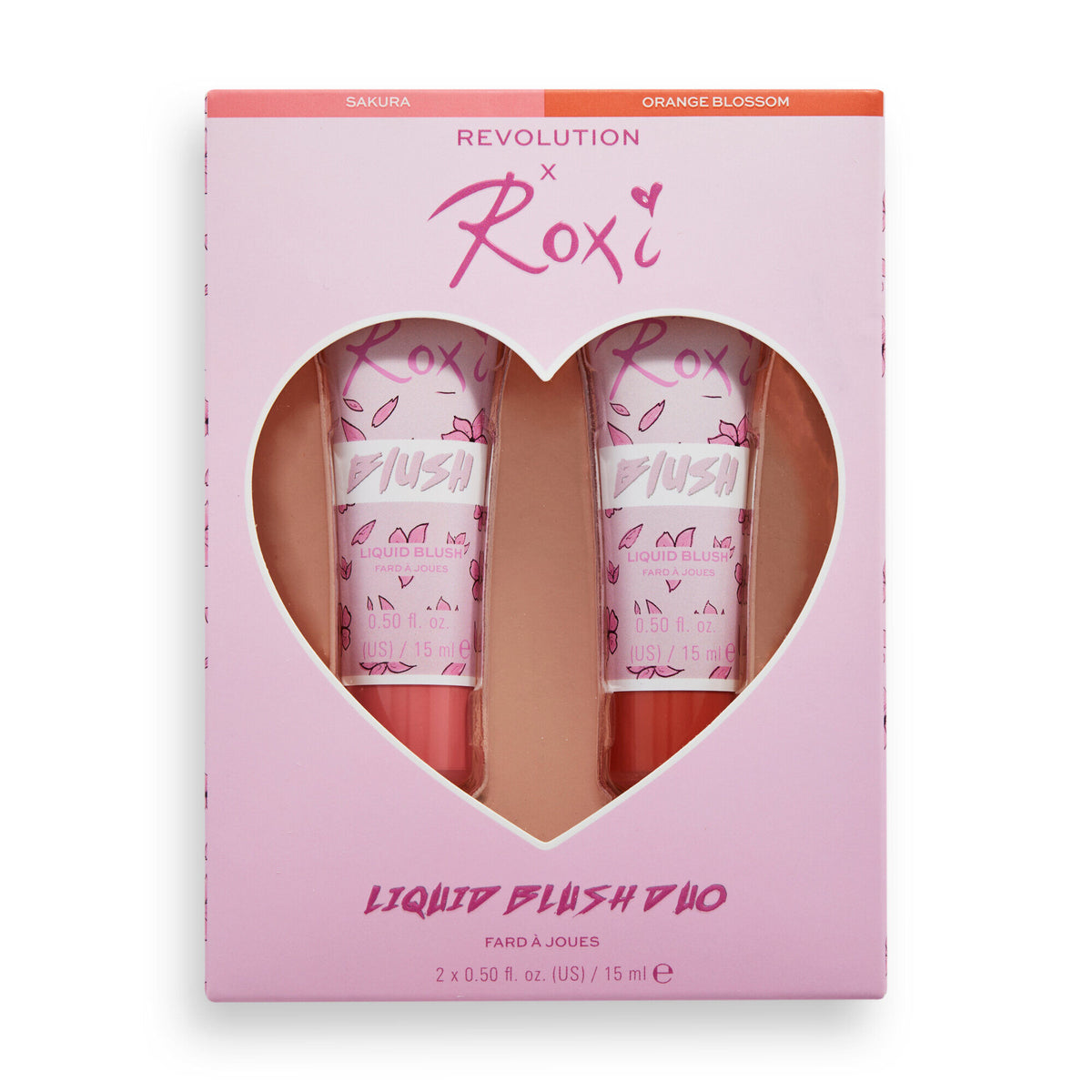Makeup Revolution X Roxi Cherry Blossom Liquid Blush Duo 2 X 15ml