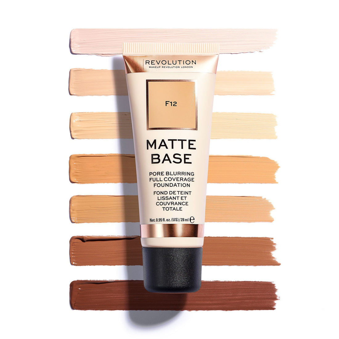 Makeup Revolution Matte Base Foundation F12 28ml