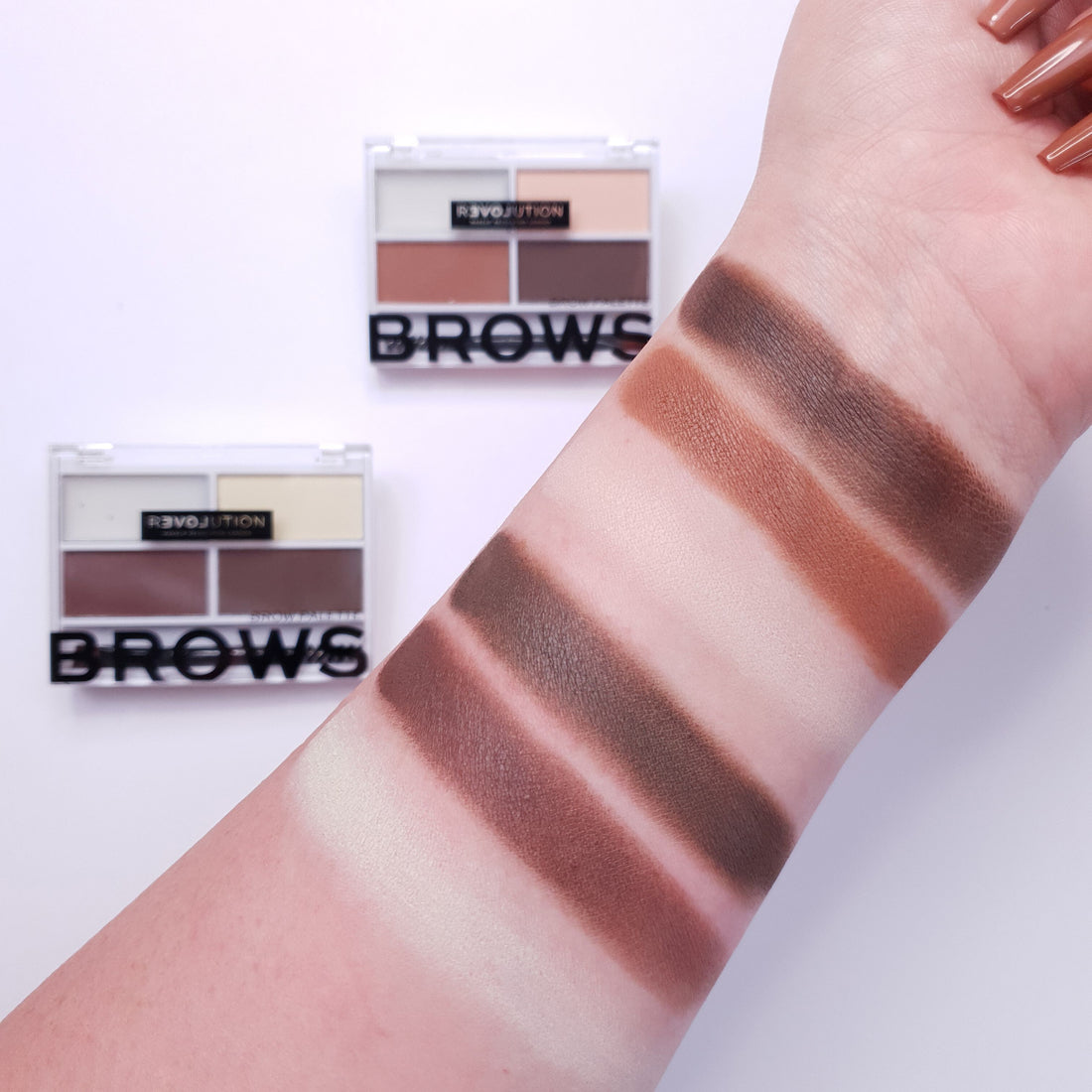 Relove By Revolution Colour Cult Brow Palette Dark