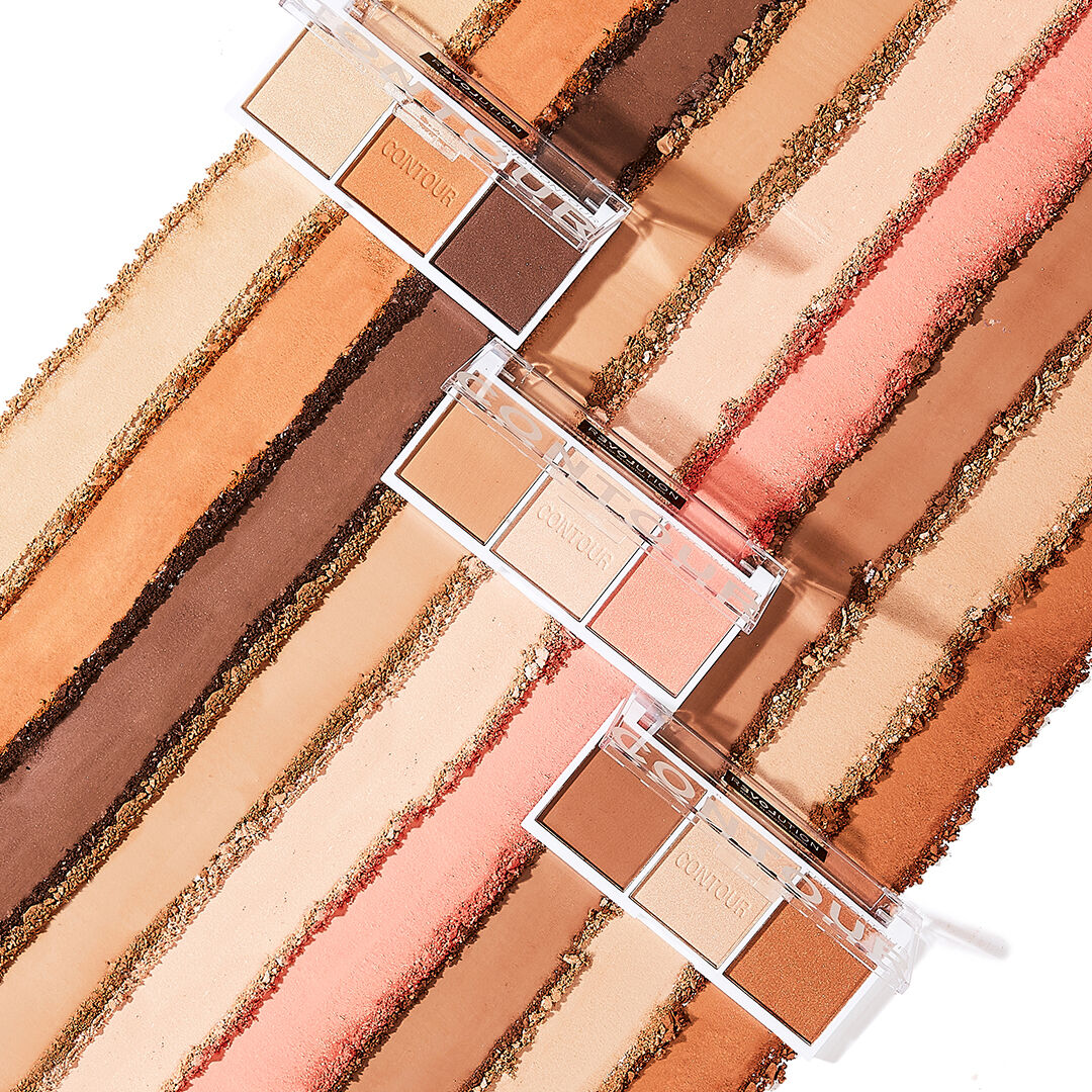 Relove By Revolution Colour Play Contour Trio Palette Sugar