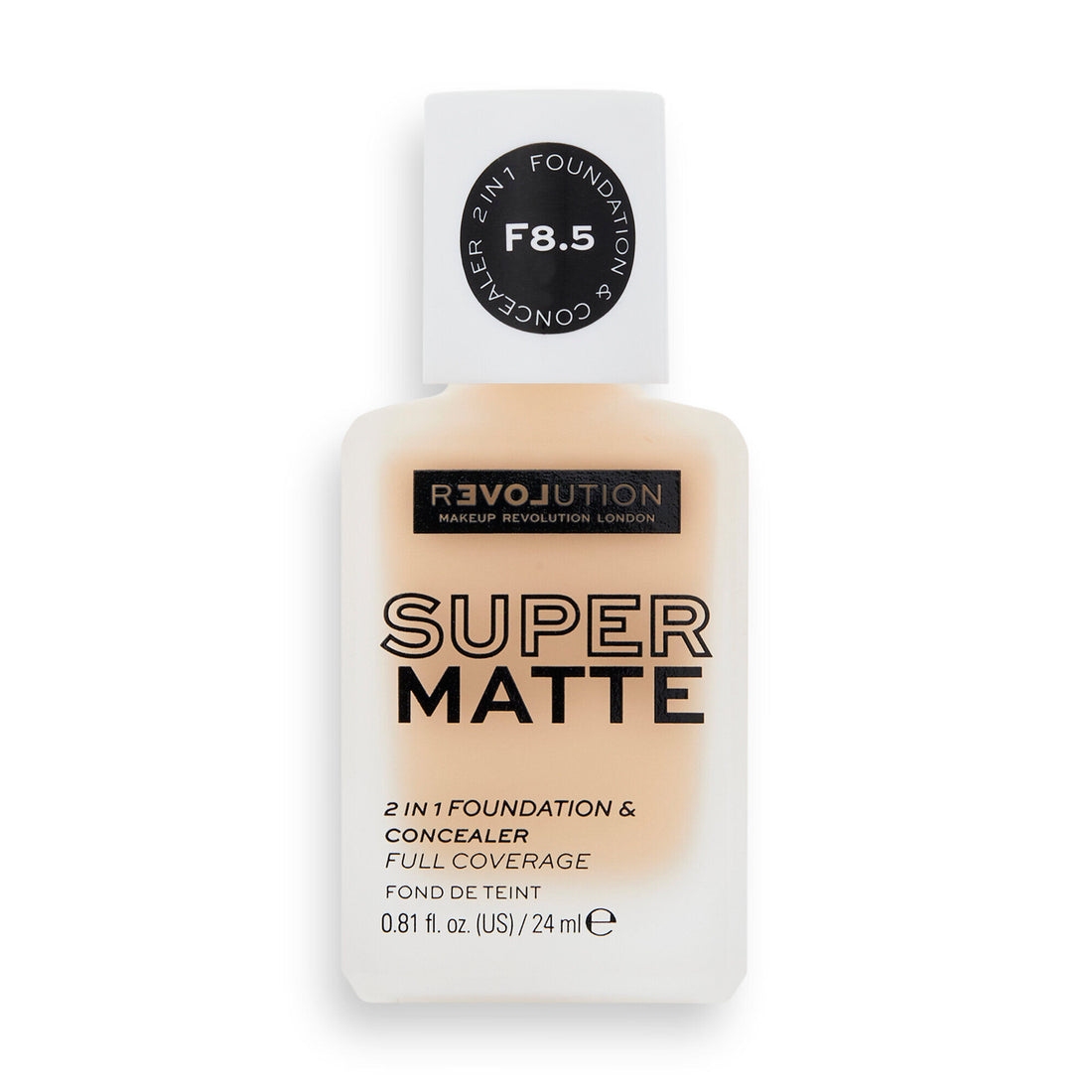 Relove By Revolution Supermatte Foundation F8.5 24ml