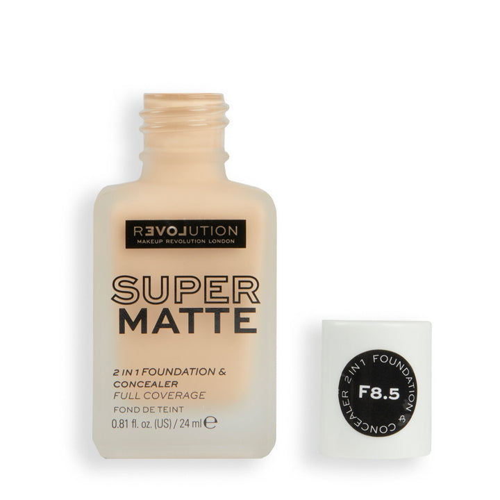 Relove By Revolution Supermatte Foundation F8.5 24ml