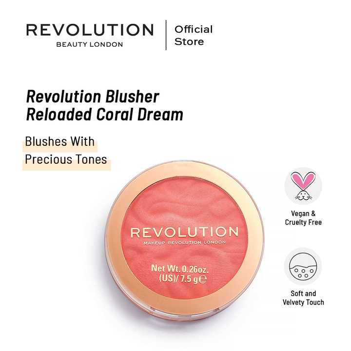 Makeup Revolution Blusher Reloaded Coral Dream