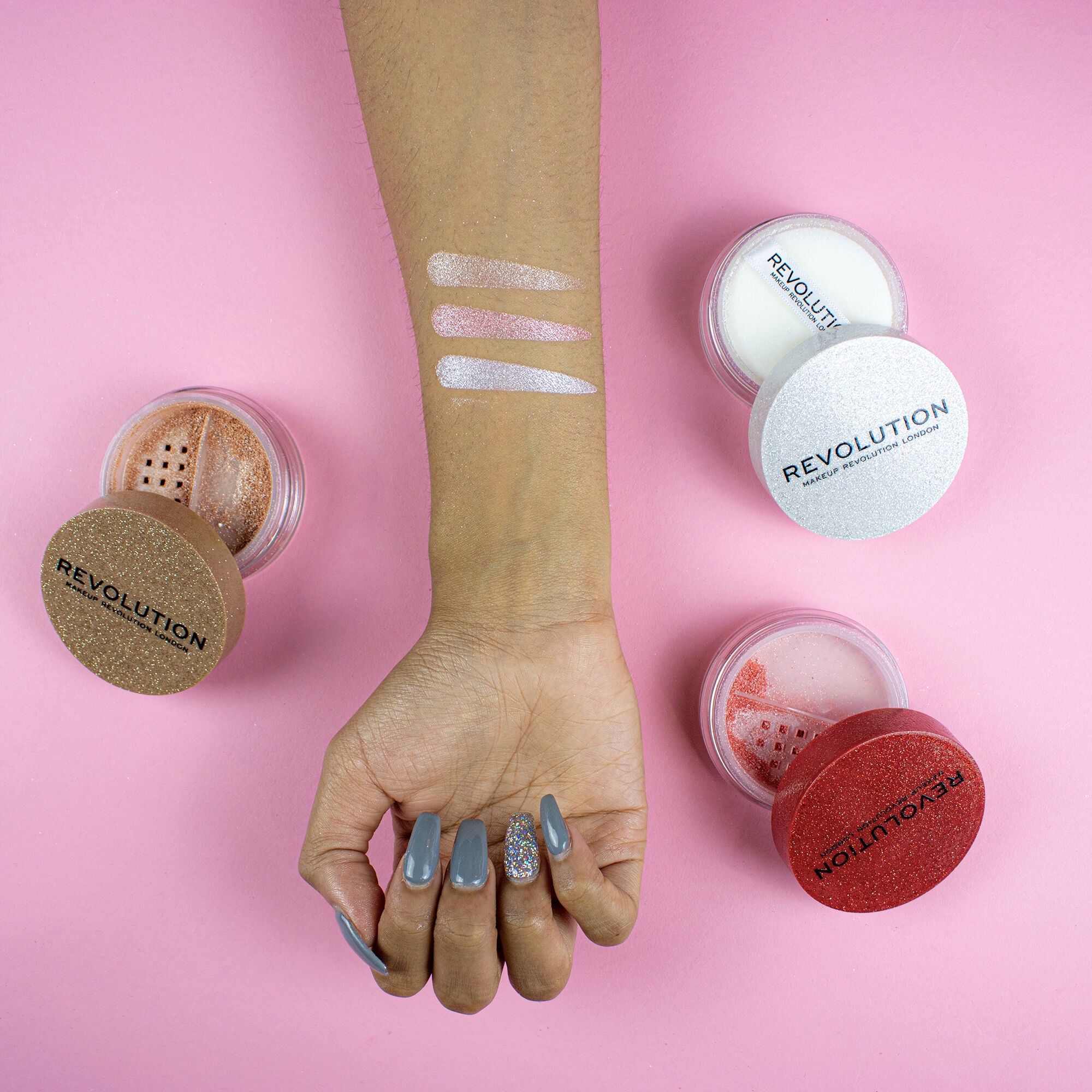 Revolution Precious Stone Loose Highlighter Roze Quartz