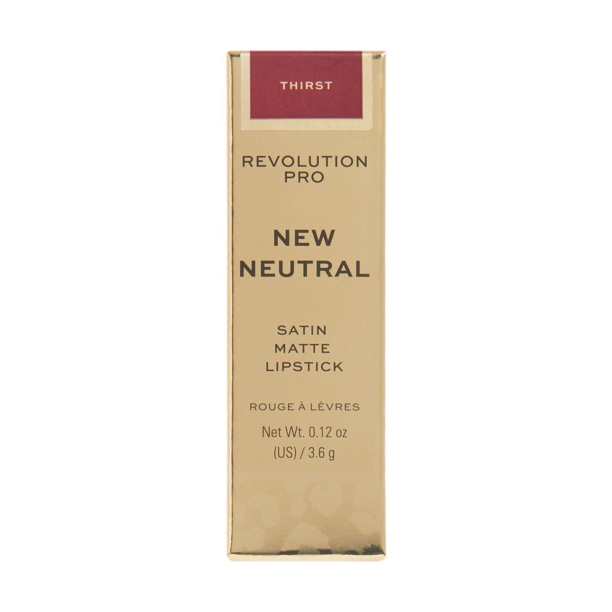 Revolution Pro New Neutral Satin Matte Lipstick Thirst