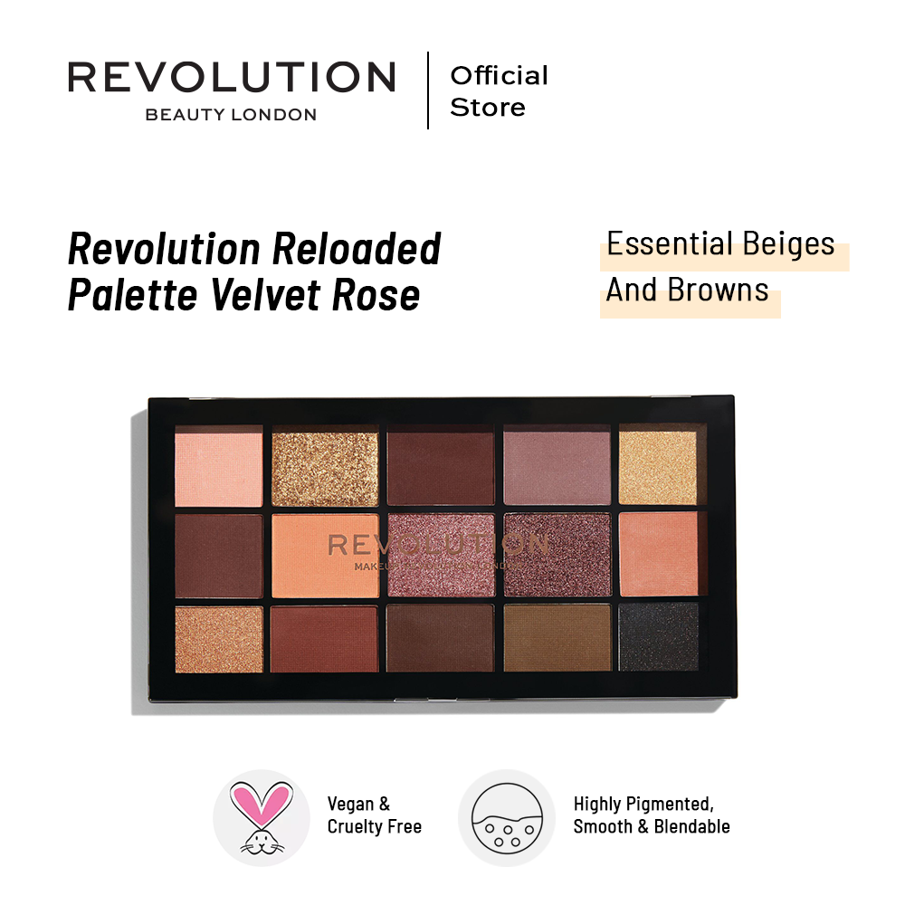 Makeup Revolution Reloaded Palette Velvet Rose