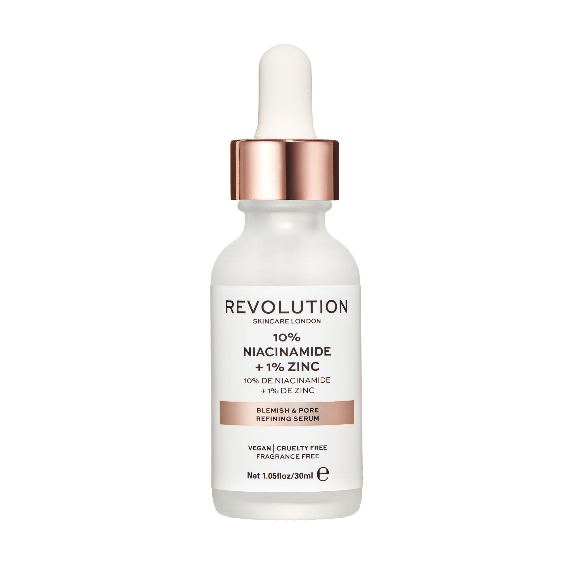 Revolution Skincare 10% Niacinamide And 1% Zinc Blemish & Pore Serum 30ml