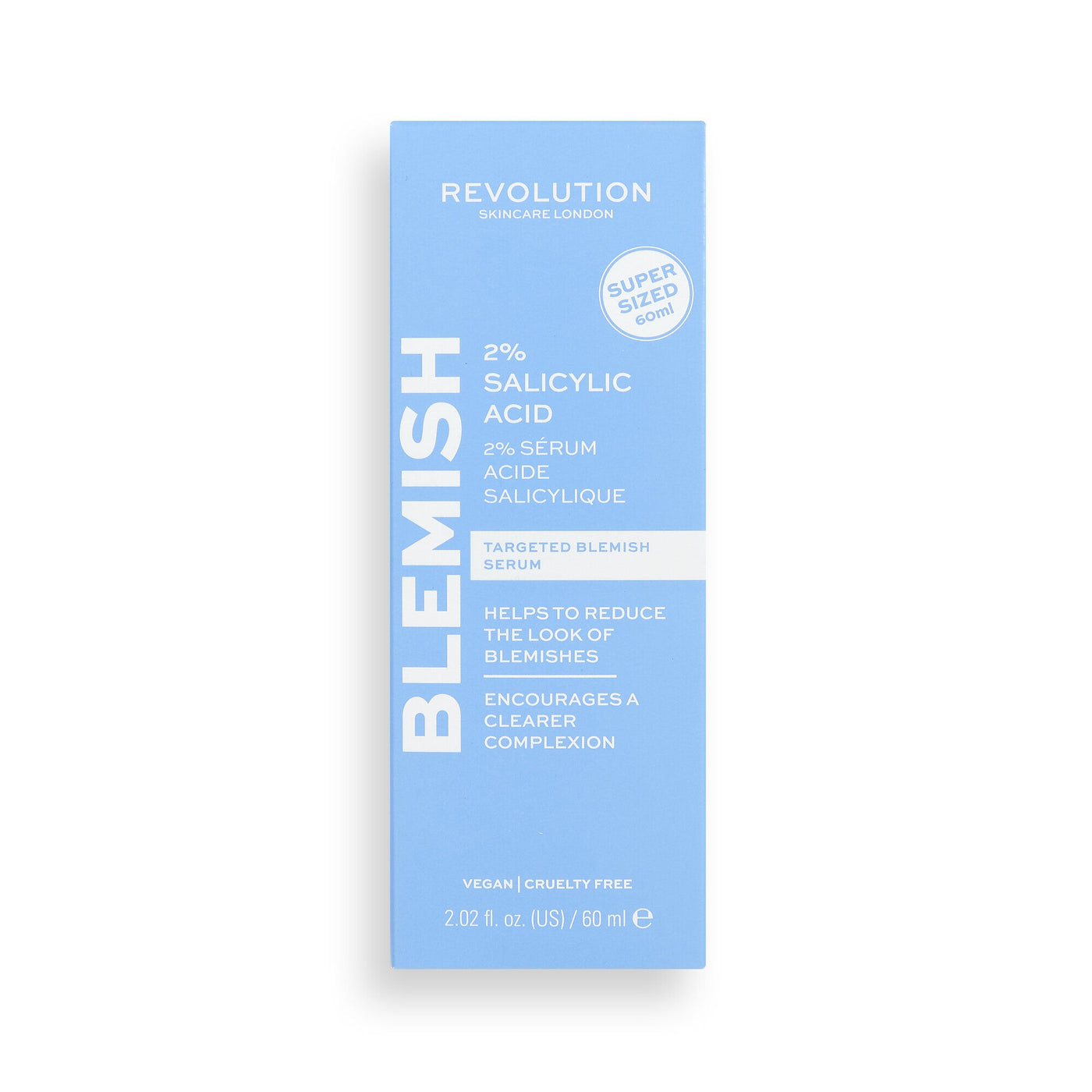 Revolution Skincare 2 % acide salicylique BHA sérum anti-imperfections