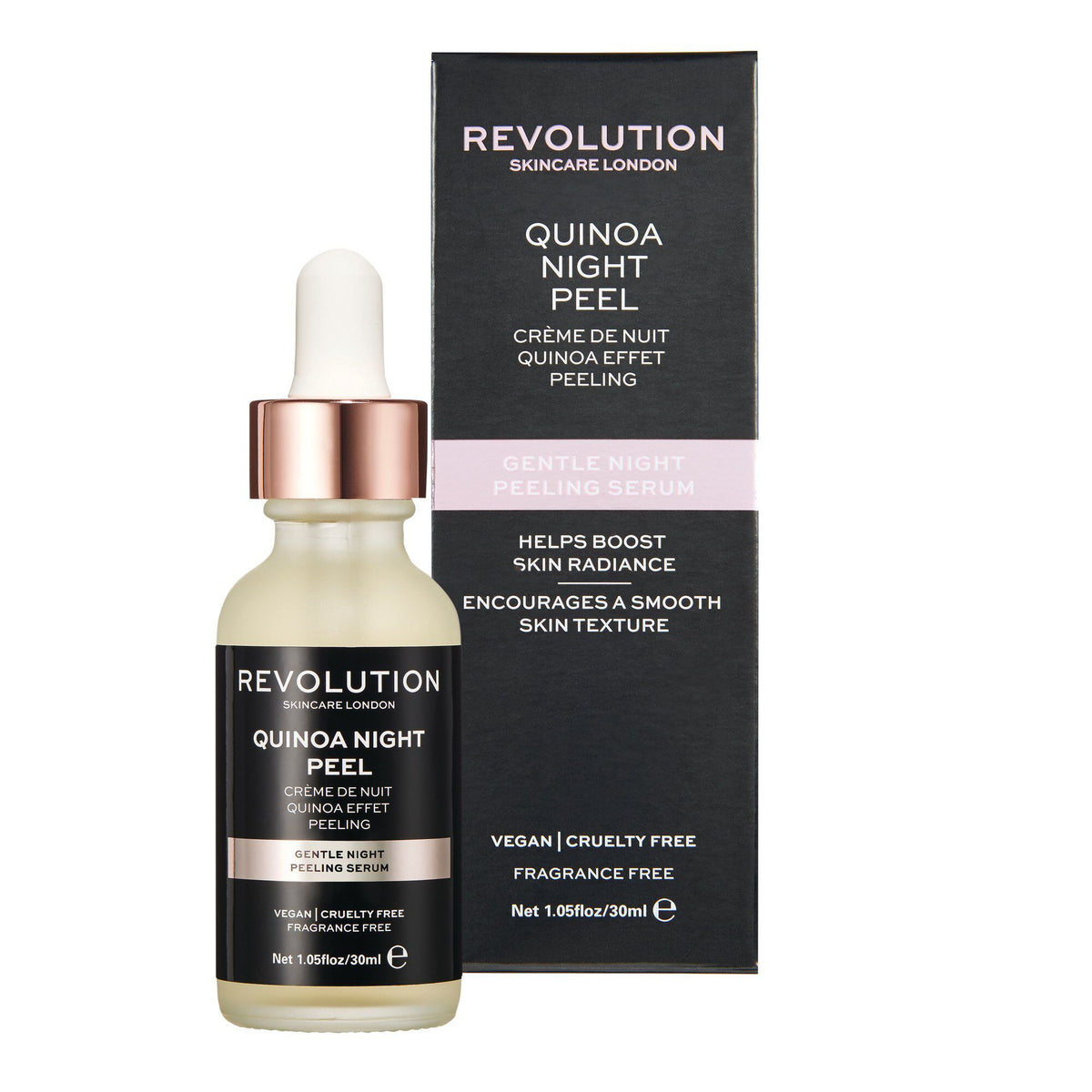 Revolution Skincare Gentle Night Peeling Serum - Quinoa Night Peel 30ml