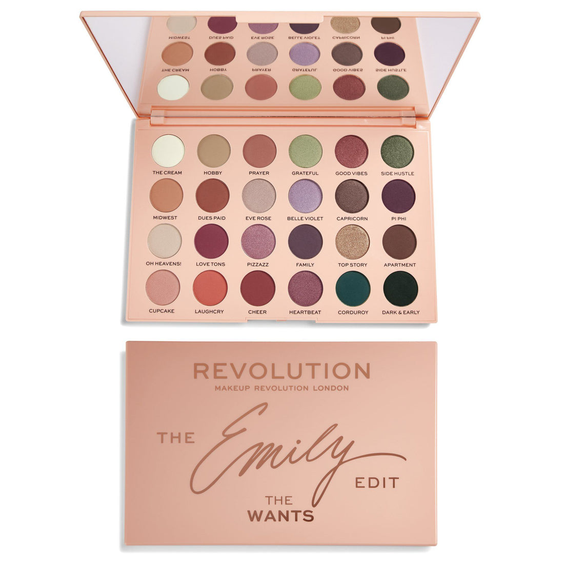 Revolution X The Emily Edit – The Wants Palette