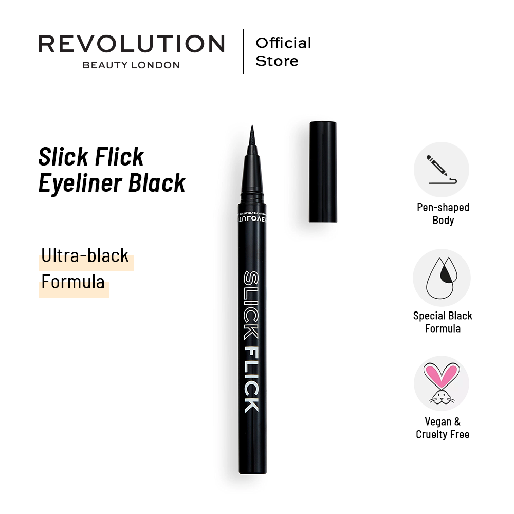 Relove By Revolution Slick Flick Eyeliner Black