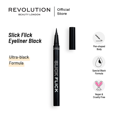 Relove By Revolution Slick Flick Eyeliner Black